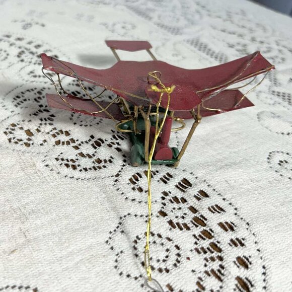 Vintage Christmas flying machine ornaments - Picture 6 of 10
